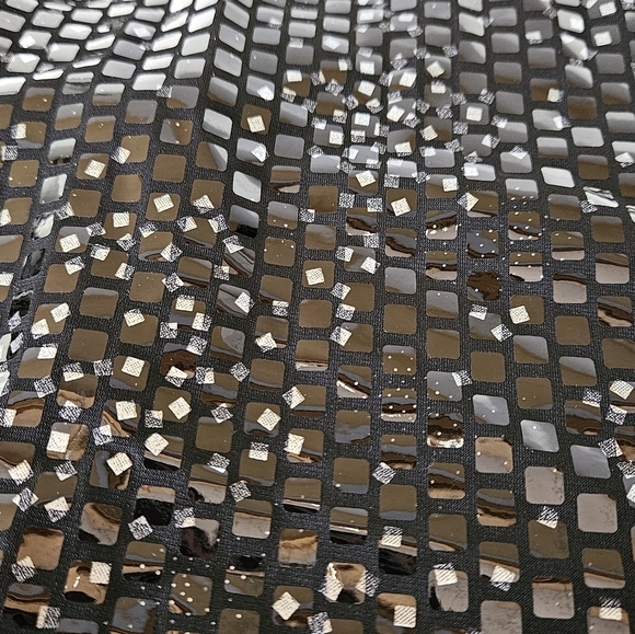 NEW Robert Louis Black Sparkle Sequin Sheath Dress 12 - Picture 3 of 7